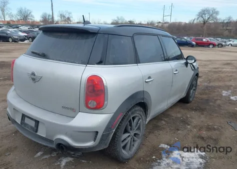 2013 Mini Countryman Cooper S из США, поврежденный, VIN WMWZC3C53DWP20853